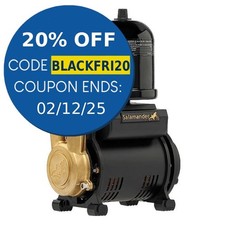 Salamander CTFORCE30SU 3.0 Bar Shower Pump Brass Single Impeller Universal WRAS