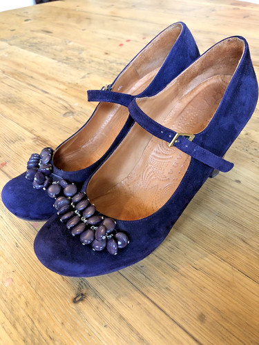 Chie mihara purple suede - purple, cala