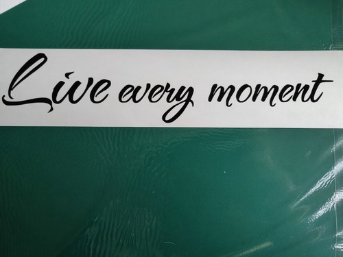 Live every moment - live,
