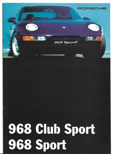 Porsche 968 club sport - club,