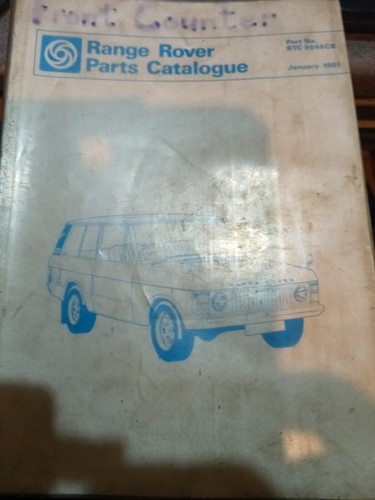 Range rover parts catalogue - rover,