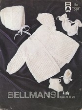Baby Jacket Bonnet Bootees