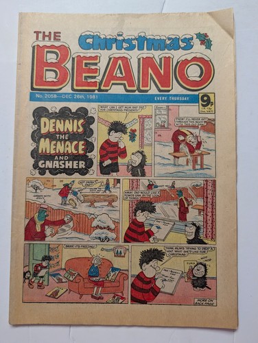Beano comic 2058 december - beano, no