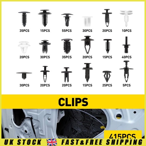 415pcs car plastic rivets - 415pcs,