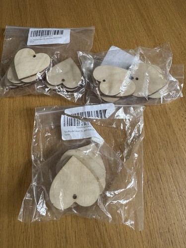 Wooden heart shapes for - wooden,