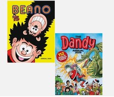 Beano and Dandy 2026 Annuals 2 x Comic Book Set Collection Collectors Christmas