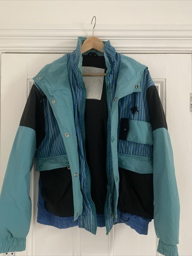 Vintage ski jacket turquoise - jacket, &
