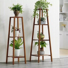 Bamboo Tall Plant Stand Indoor