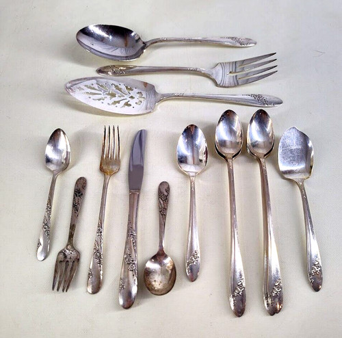 Vtg assorted serving oneida - vtg,