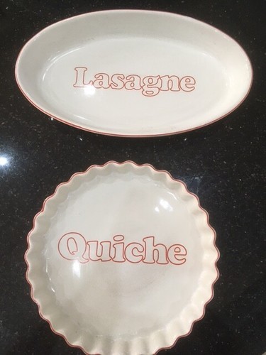 Quiche and lasagne dishes - dishes, by