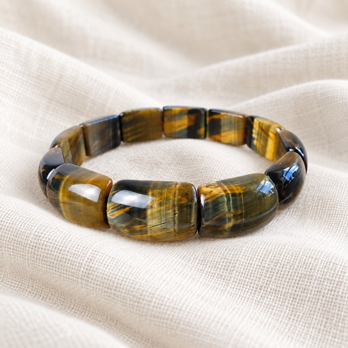 Blue gold tiger eye soft - blue, tiger's