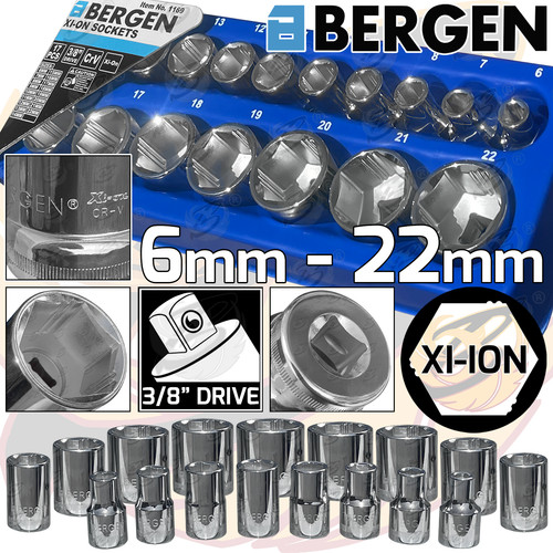 Bergen socket set - bergen, 17pc