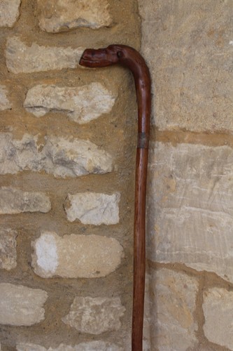 Vintage walking hiking stick - vintage,