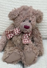 Hermann Teddy GmbH Germany Plush Brown Collectable Rare Teddy Bear 
