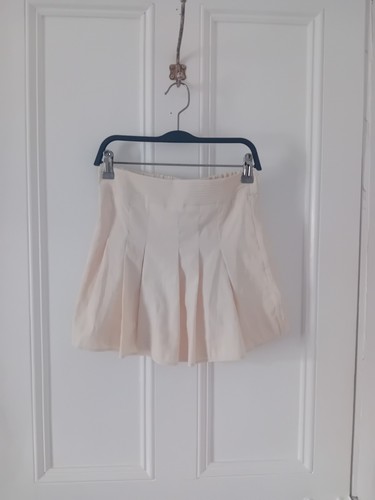 Zara beige pleated - beige, skirt