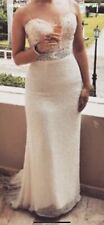 Sherri Hill White Prom/bridal/ Wedding Dress Size 6 Xs