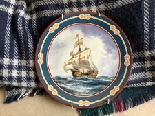 Great Sailing Ship Royal Doulton Plate 21cm Centurion 1988 Collectible Preloved