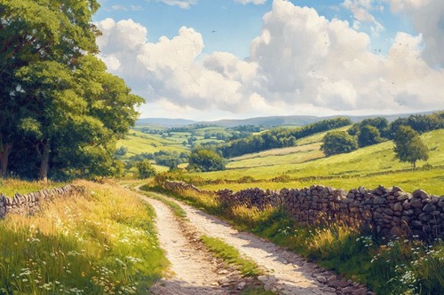Countryside yorkshire dales - yorkshire,