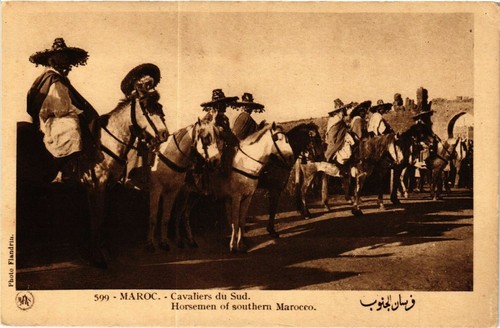 Old postcard morocco - old,