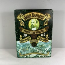 Jack Daniels -  Tin empty - Large - Old Time Tennessee Whiskey - 27x20x9cm