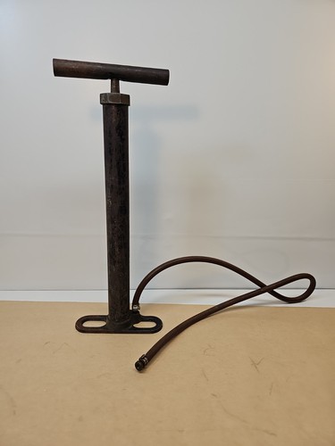 Vintage bicycle hand tire air - hand,