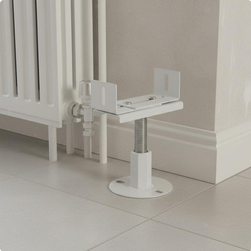 Adjustable radiator floor