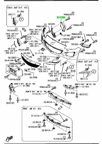 Oem mazda genuine 8 - genuine,