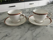 2 Wedgwood Colorado Tea/Coffee Cups and Saucers Perfect