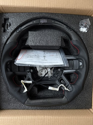 Real carbon fiber led steering - carbon,