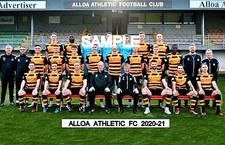 Alloa Athletic  FC  2020-21  Team photo
