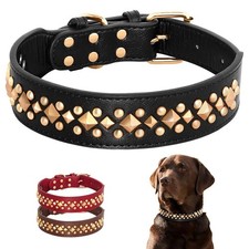 Soft Leather Pet Dog Collar