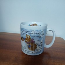 Country  Companions by Gordon Fraser Mug Rabbit Hedgehog in snow winter