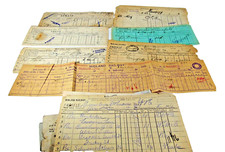 Midland Railway Parcel Way Bill 19th Century 20 x Job Lot Handwritten Ephemera