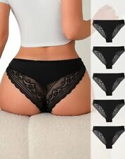 5 Pack Womens Ladies Lace and