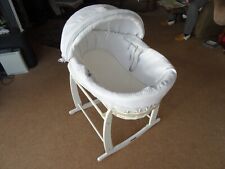 Clair de Lune  in white , Cot Bed with canopy