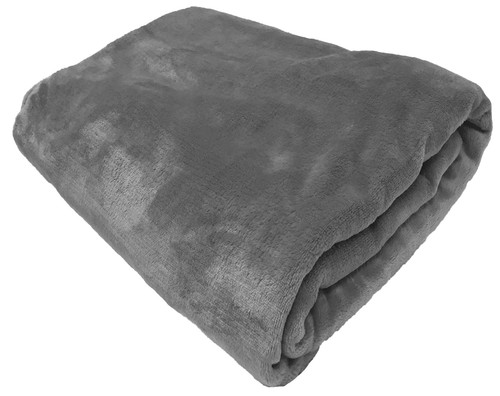 Faux fur fleece throw - fur,