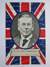 Rt Hon Joseph Chamberlain Liberal MP West Birmingham Political Postcard P16