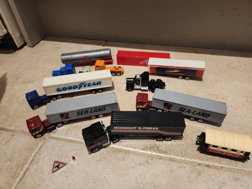 Vintage diecast toy truck - toy,