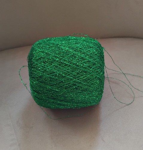 Acrylic threads with lurex and