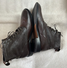 Hudson Craighouse Brown Leather Men's Boots Size 11 BNWB