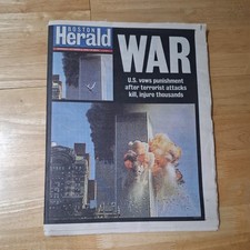 BOSTON HERALD NEWSPAPER 12TH