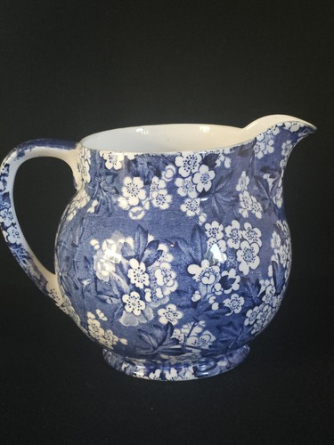 Vintage blue and - white, jug