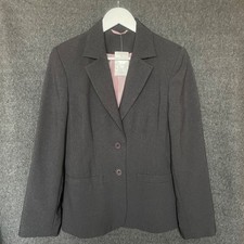 New Look Blazer UK 12 Charcoal