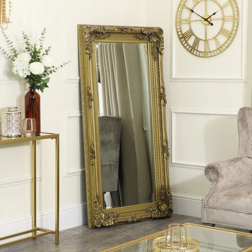 Large ornate gold bevelled - ornate,