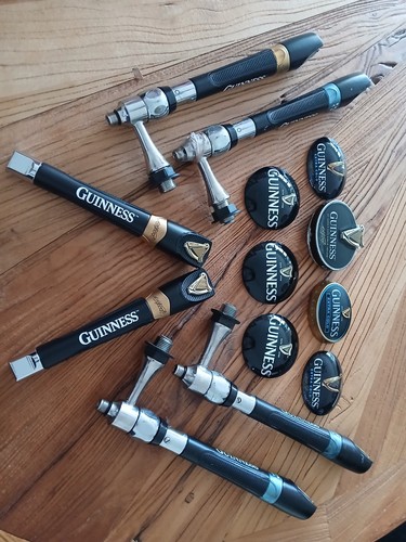 Guinness handle and badge
