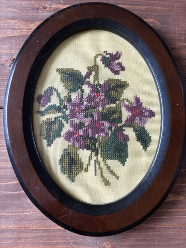 Vintage framed oval - vintage,
