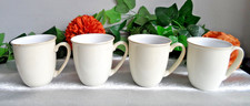 DENBY LINEN 10cm CURVED TEA / COFFEE MUGS X4
