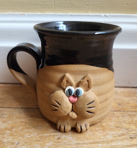Pretty ugly pottery mug made - ugly,