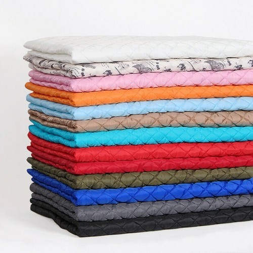 Quilted polycotton fabric - polycotton,
