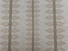 Woodperry Stripe  Fabric LINEN